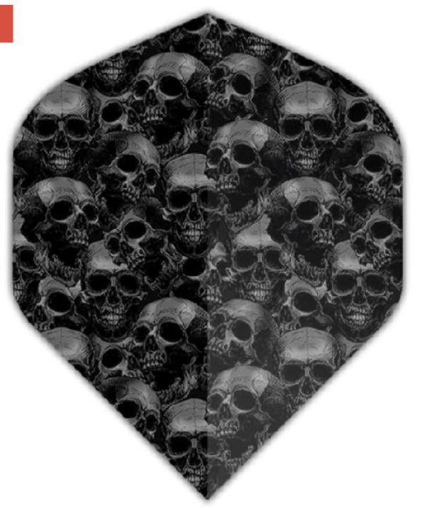 Datadart Unbranded Flights ~ Stacked Skulls